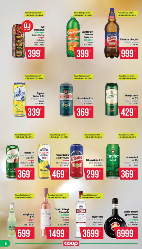 COOP Mecsek akciós újság