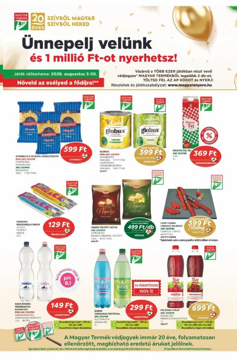 COOP Észak-Kelet akciós újság
