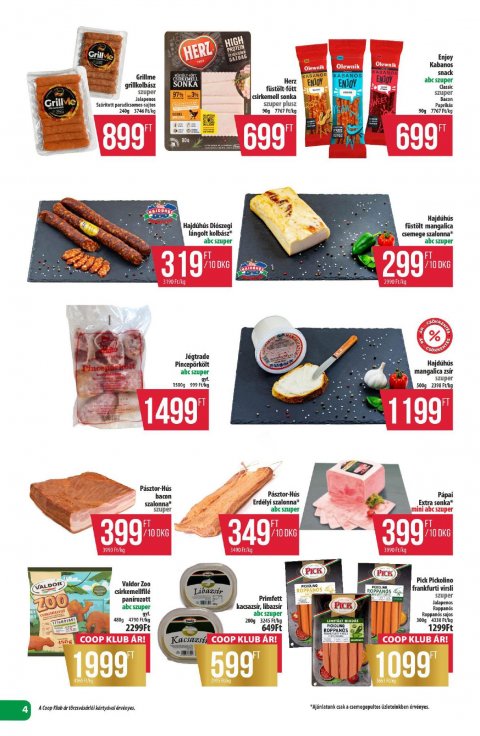 COOP Észak-Kelet akciós újság
