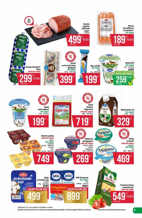 COOP Észak-Kelet akciós újság