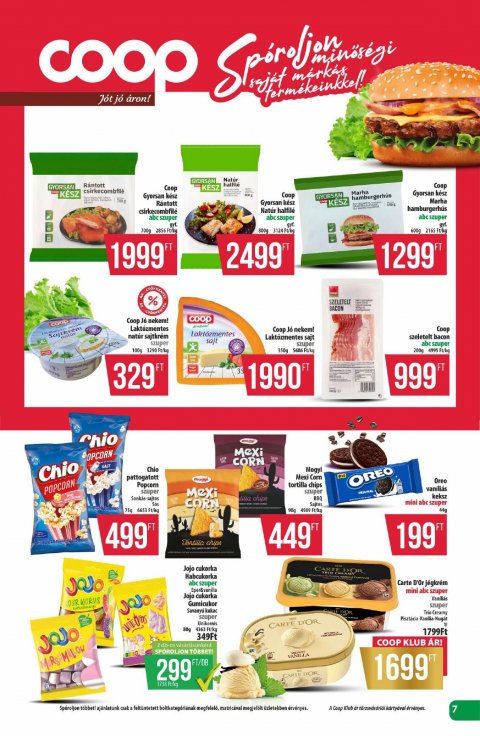 COOP Észak-Kelet akciós újság