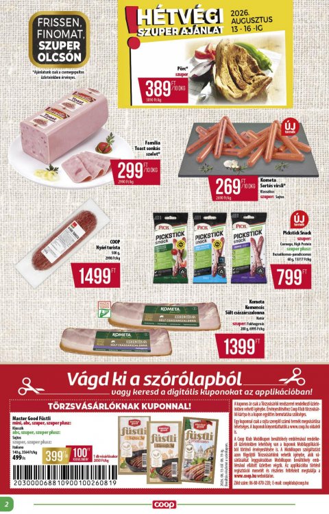 COOP Alföld akciós újság