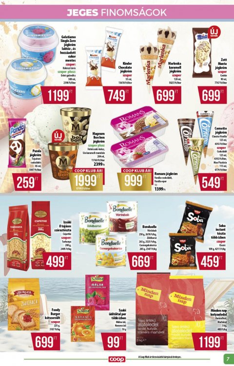 COOP Alföld akciós újság