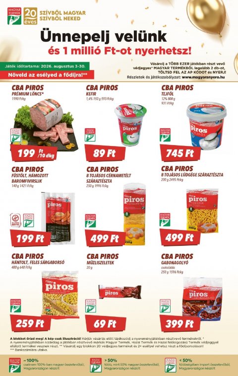 CBA akciós újság