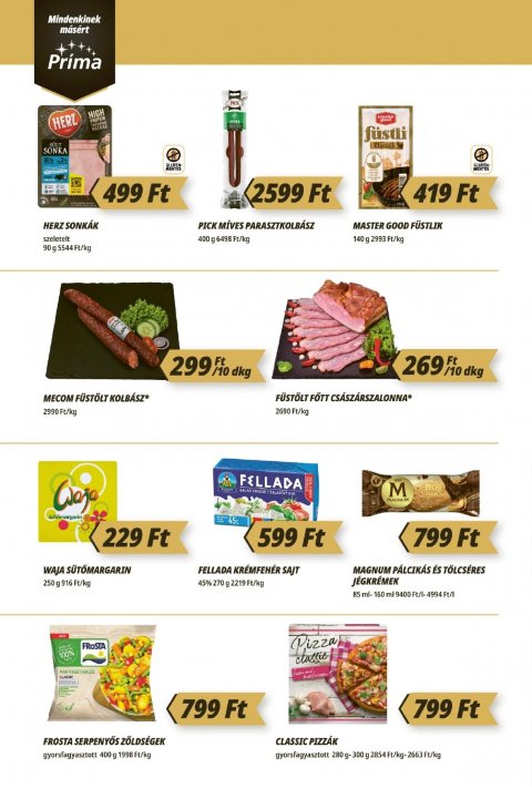 CBA Príma akciós újság