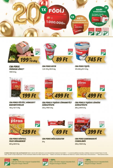 CBA Príma akciós újság