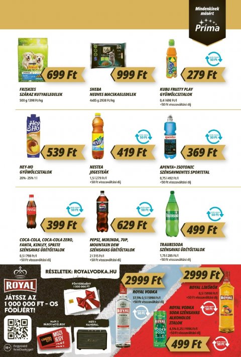 CBA Príma akciós újság