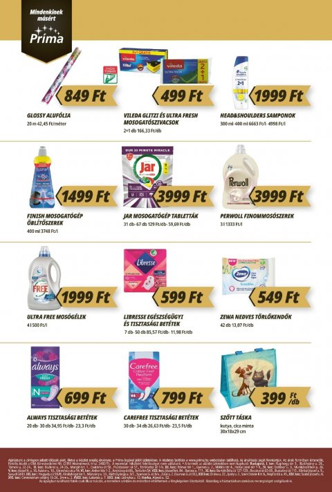 CBA Príma akciós újság