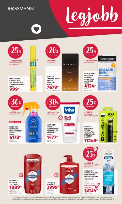 ROSSMANN akciós újság