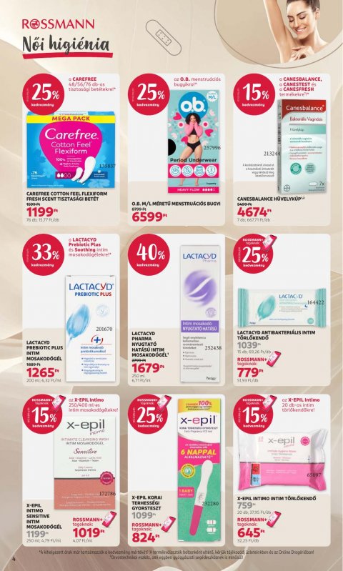 ROSSMANN akciós újság
