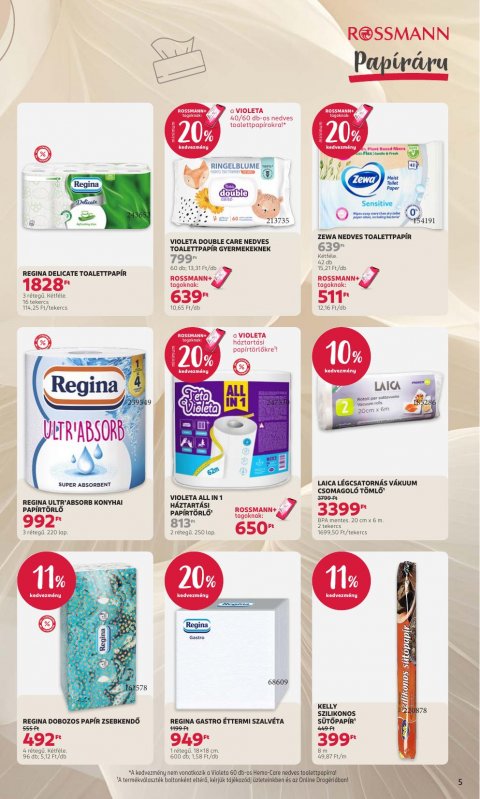 ROSSMANN akciós újság