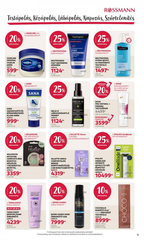 ROSSMANN akciós újság