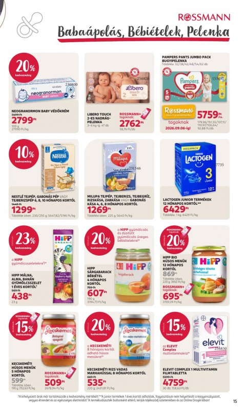 ROSSMANN akciós újság
