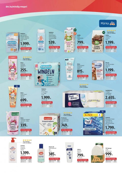 DM DROGERIE MARKT akciós újság