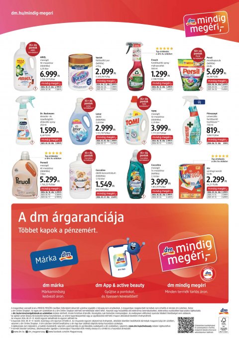DM DROGERIE MARKT akciós újság