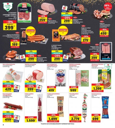 INTERSPAR akciós újság