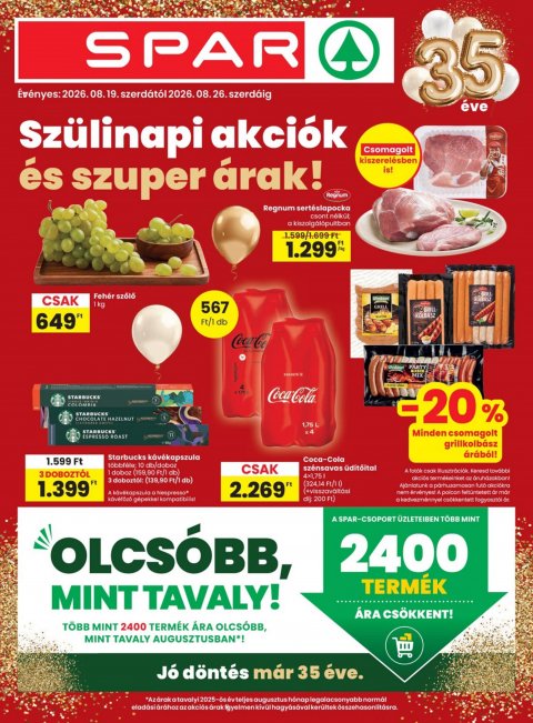 SPAR akciós újság