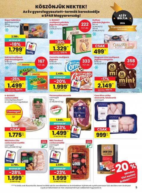 SPAR akciós újság