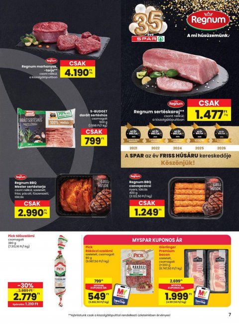 SPAR akciós újság