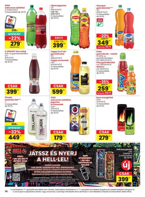 SPAR akciós újság