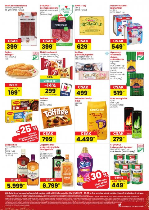 SPAR Market és City Spar akciós újság