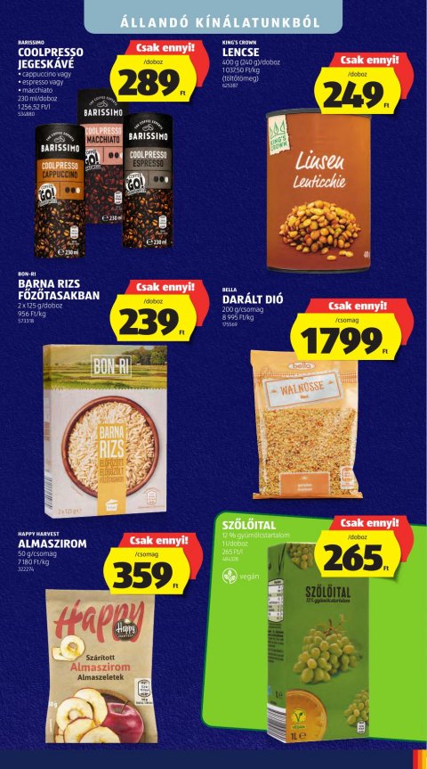 ALDI akciós újság