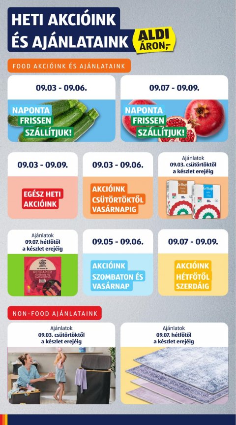 ALDI akciós újság