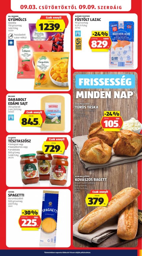 ALDI akciós újság