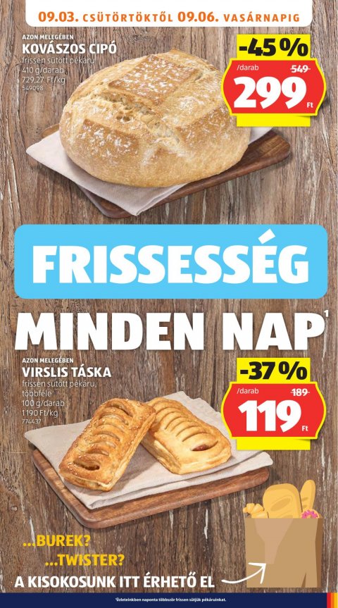 ALDI akciós újság