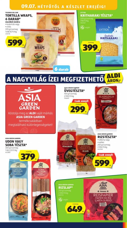 ALDI akciós újság
