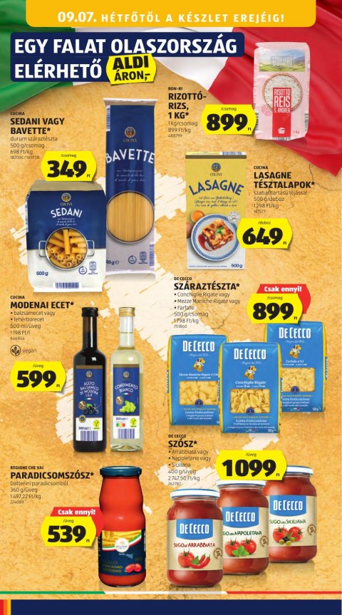 ALDI akciós újság