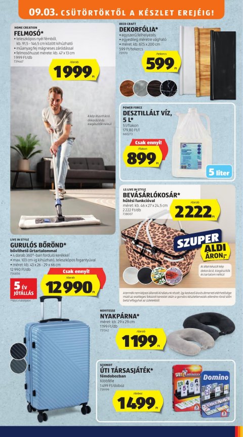 ALDI akciós újság