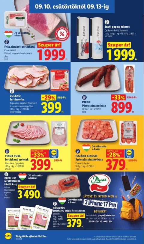 LIDL akciós újság