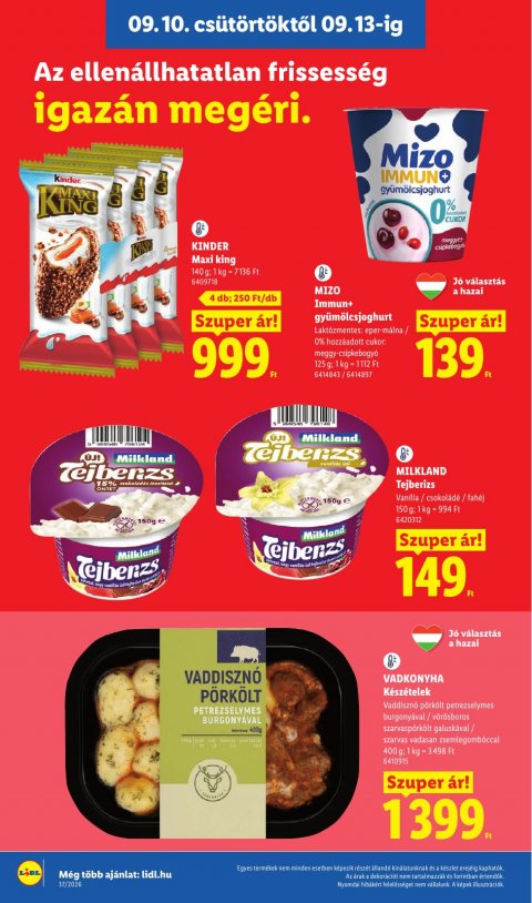 LIDL akciós újság