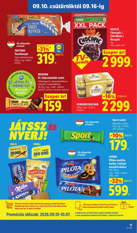 LIDL akciós újság