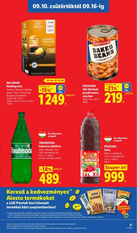 LIDL akciós újság
