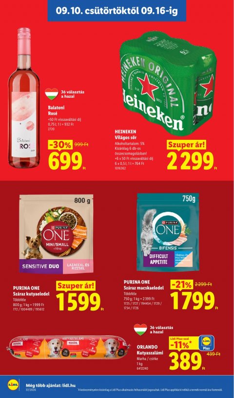 LIDL akciós újság