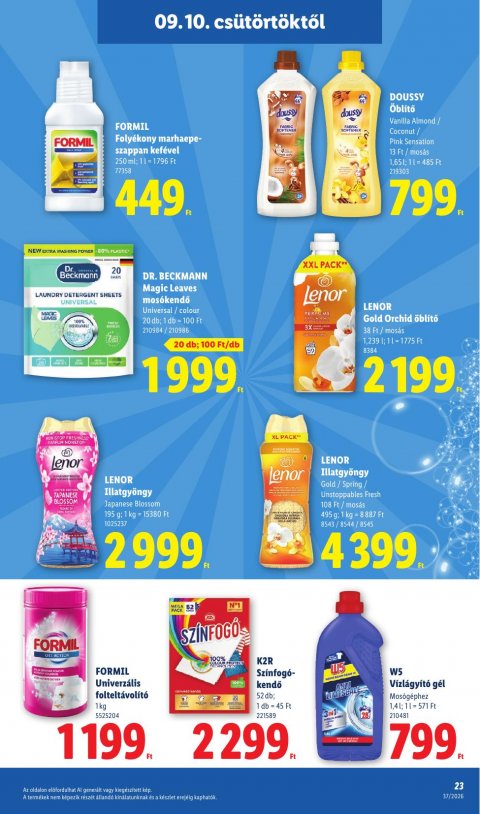 LIDL akciós újság