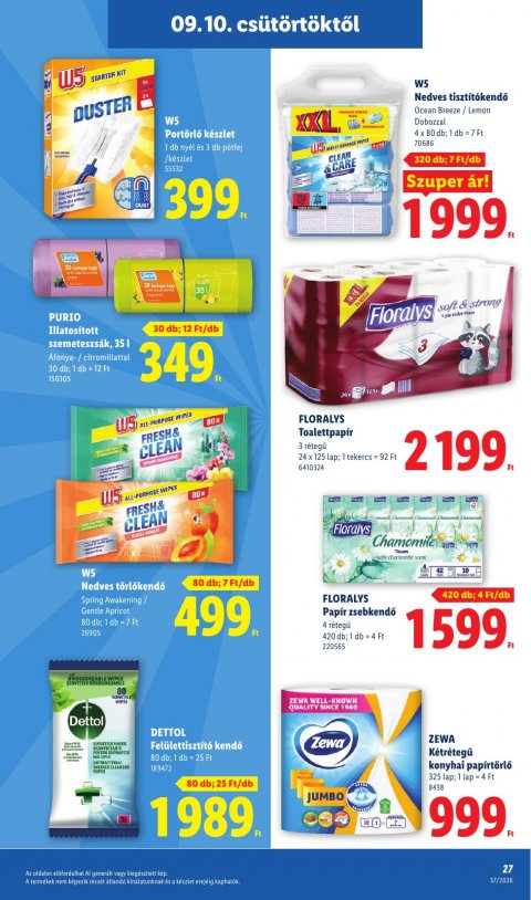 LIDL akciós újság
