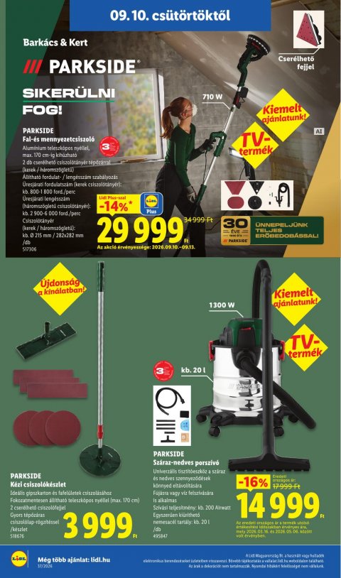 LIDL akciós újság