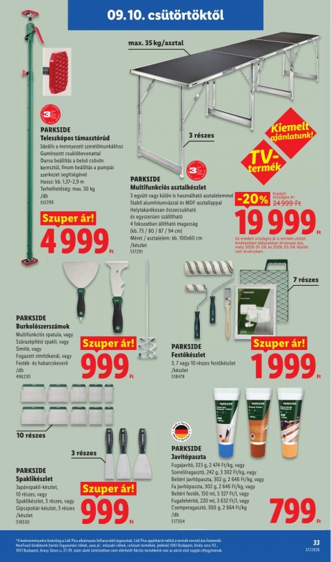 LIDL akciós újság