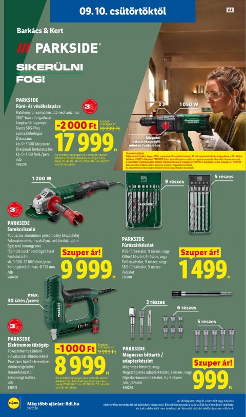 LIDL akciós újság