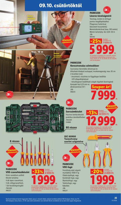LIDL akciós újság