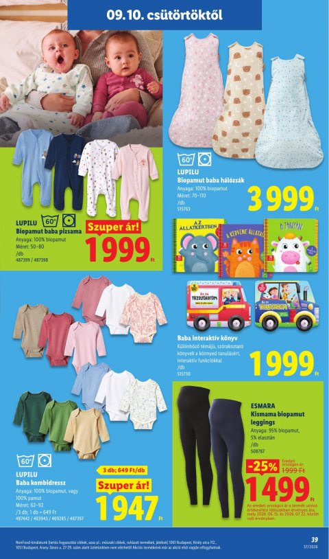 LIDL akciós újság