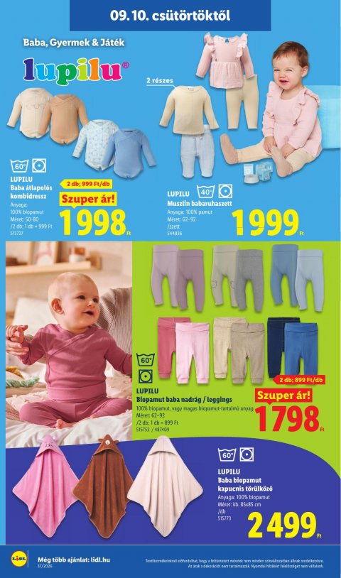 LIDL akciós újság