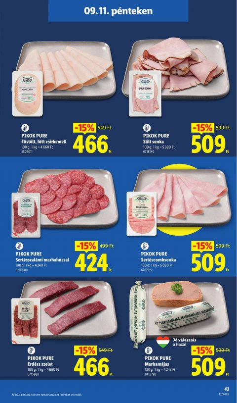 LIDL akciós újság