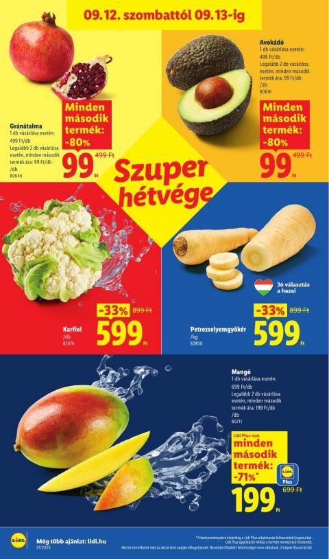 LIDL akciós újság