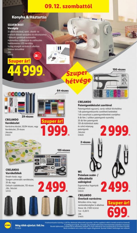 LIDL akciós újság