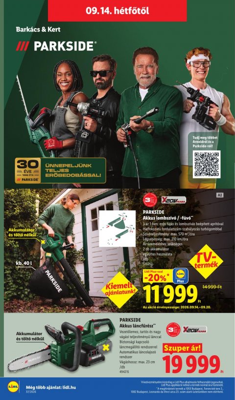 LIDL akciós újság