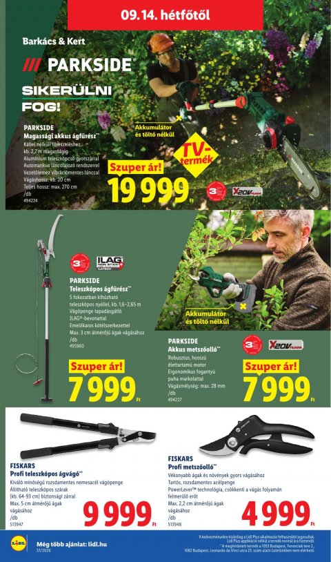 LIDL akciós újság